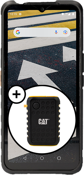 Cat S53 Schwarz + Cat Rugged Powerbank