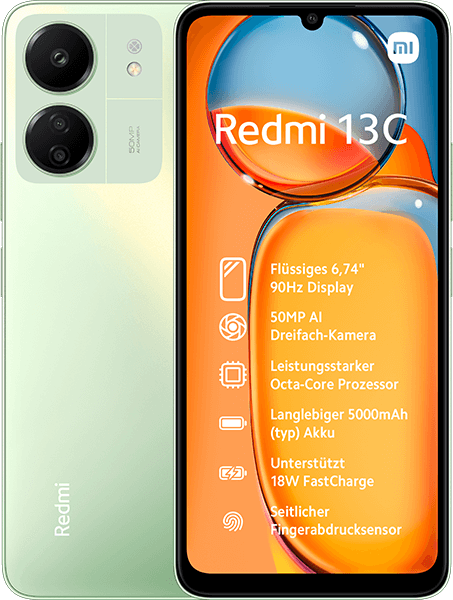 Xiaomi Redmi 13C Clover Green