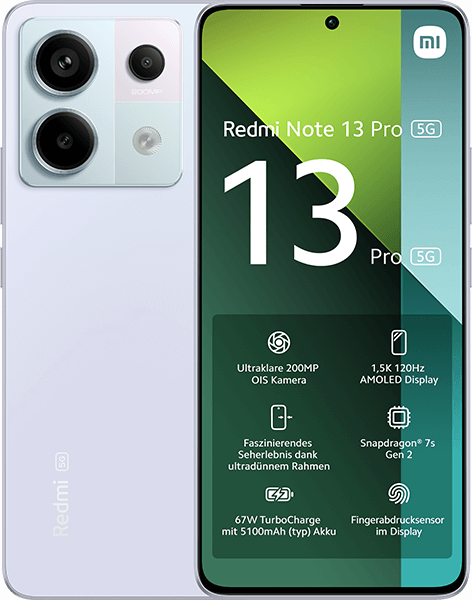 Xiaomi Redmi Note 13 Pro 5G Aurora Purple